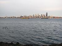IMG_5194 The view of most of the city from Alki Beach.  Such a pretty city.
